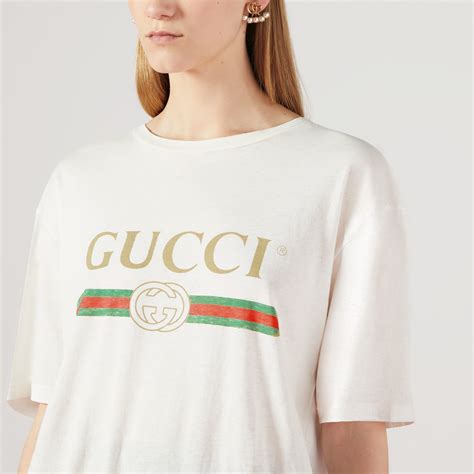 white gucci tshirt|gucci white shirt price.